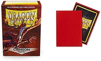 Dragon Shield Matte Sleeves - Crimson (100-Pack)