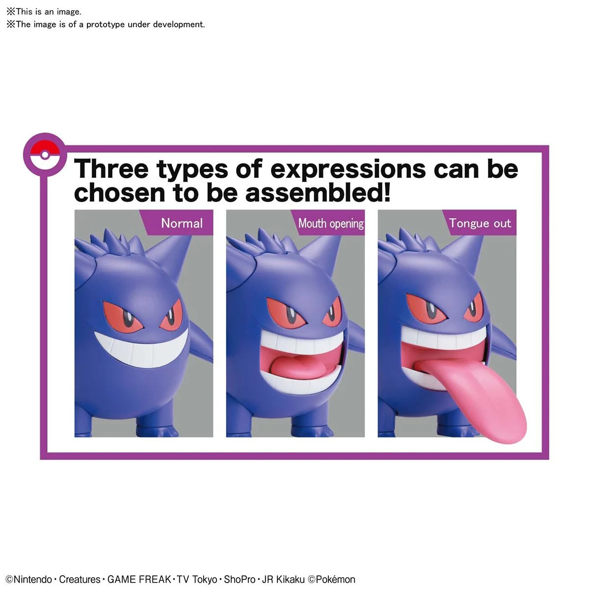 Pokemon Gengar Model Kit