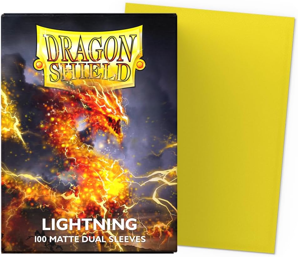 Dragon Shield Dual Matte Standard Sleeves - Lightning (100-Pack)