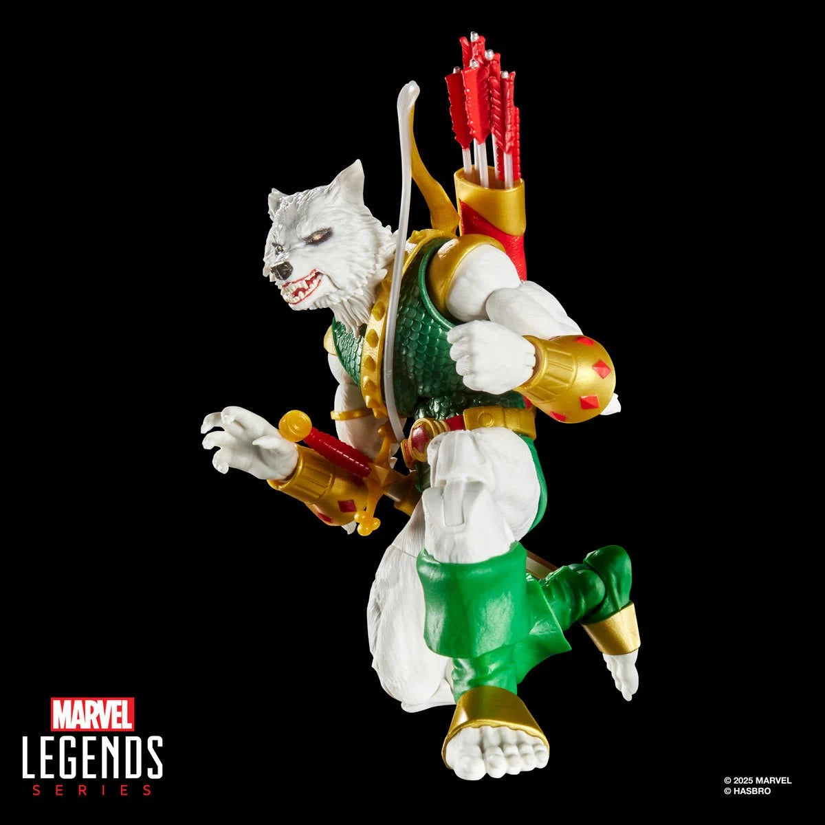 Spider-Man Marvel Legends Magic: The Gathering Man-Wolf 6-Inch Action Figure and Card