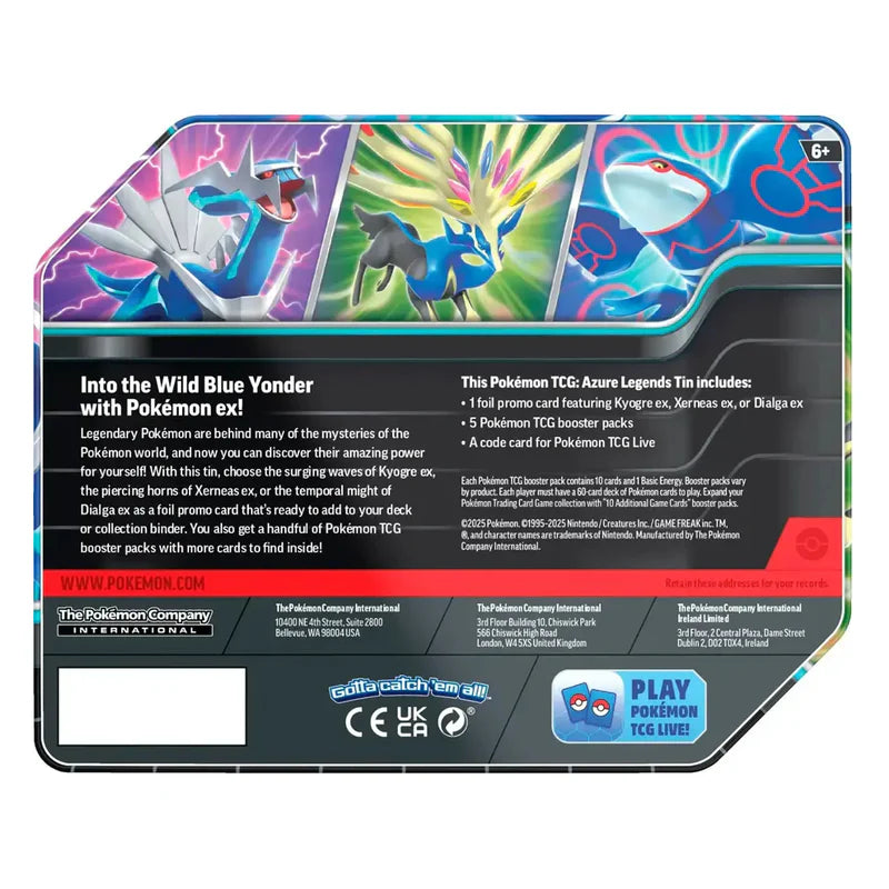 Azure Legends Tin (Tin may vary)