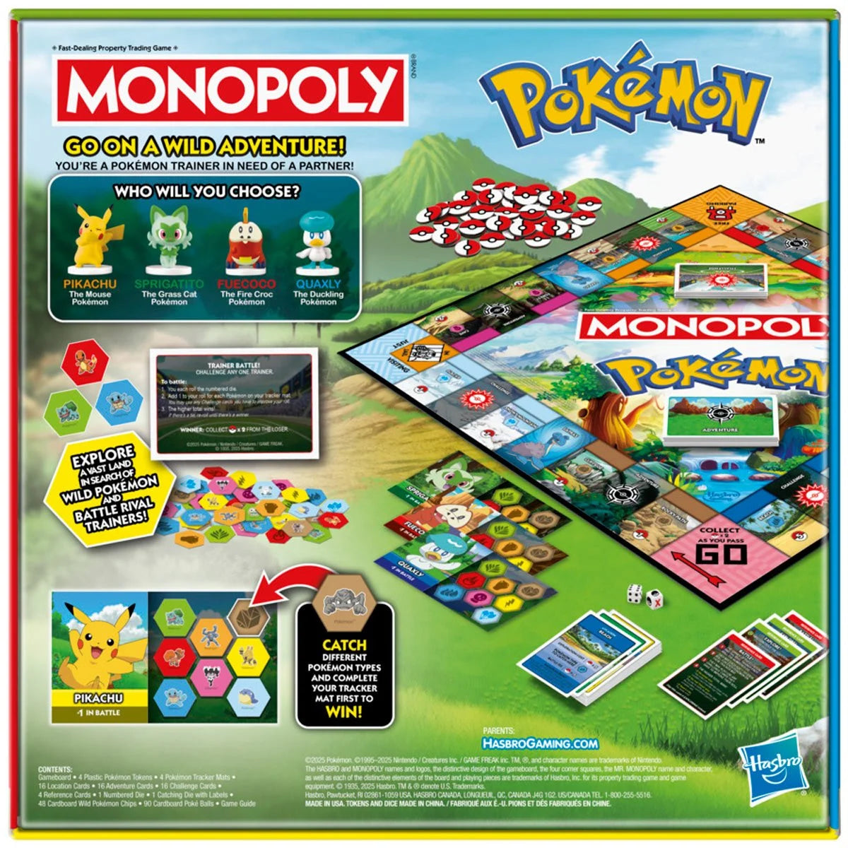 Pokemon Edition Monopoly Game