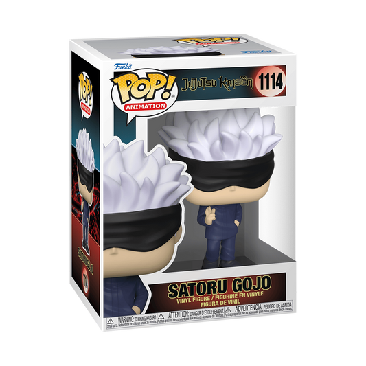 Funko Pop Jujutsu Kaisen Satoru Gojo #1114 retail box