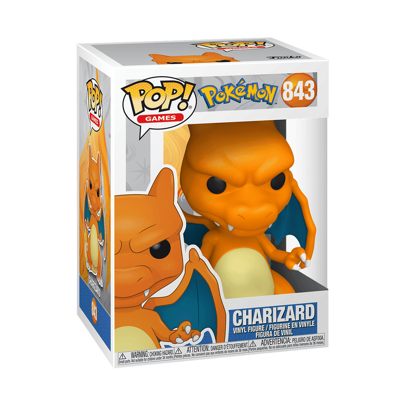 Funko Pop Pokémon Charizard #843 retail box