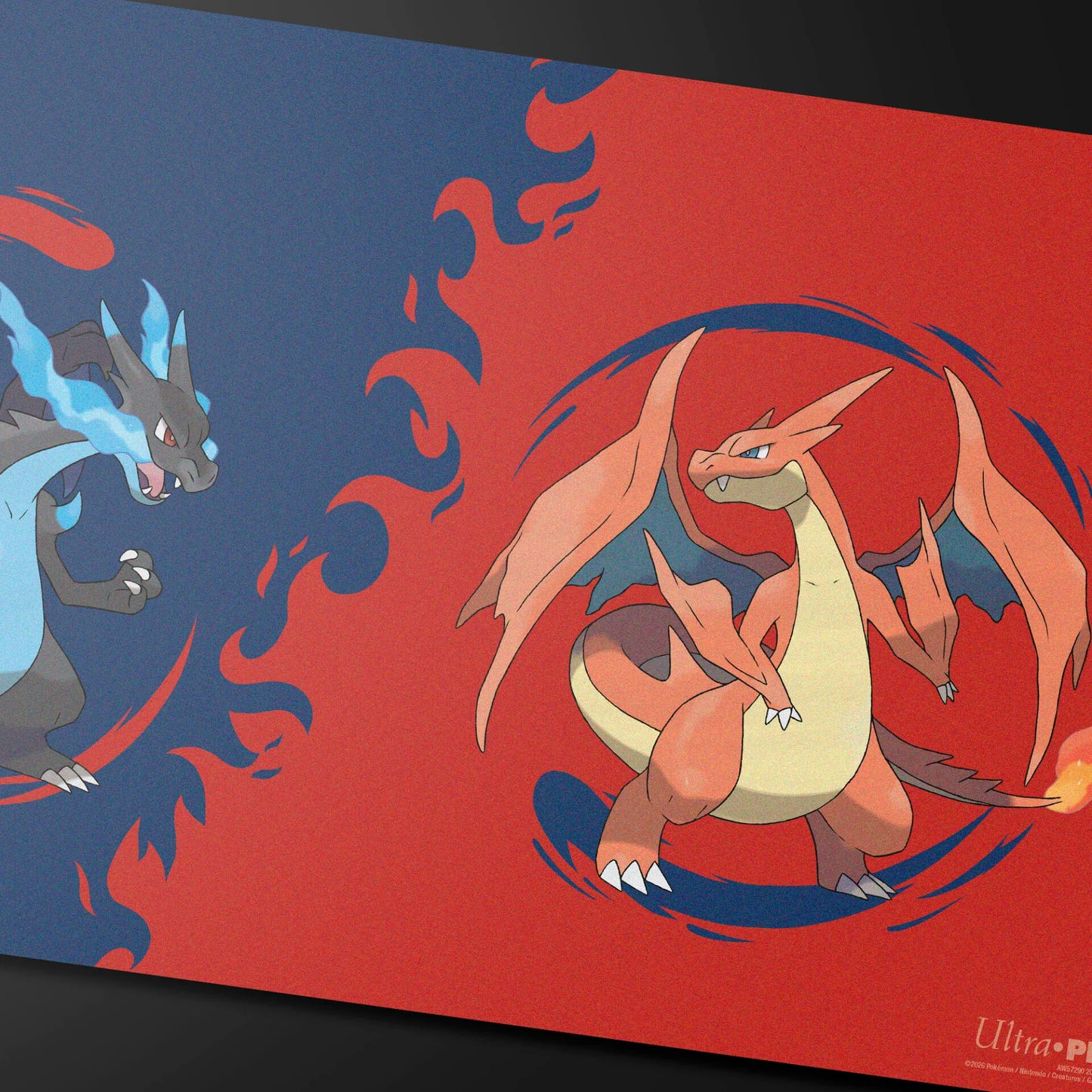 Pokemon Playmat - Mega Charizard X and Y - Ultra Pro Playmats