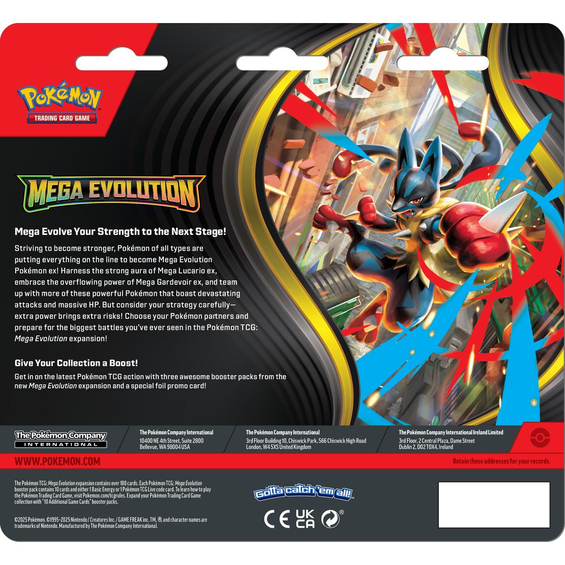 Mega Evolution 3 Pack Blister - ME01: Mega Evolution (MEG)