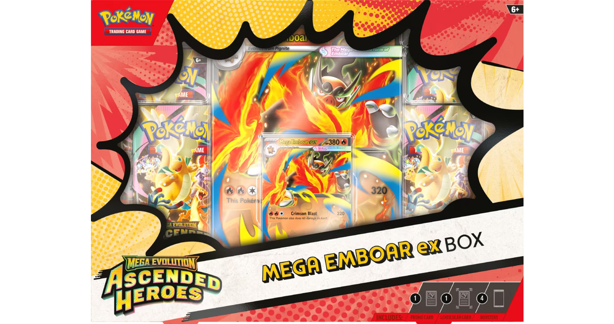 Ascended Heroes Mega Emboar ex Box