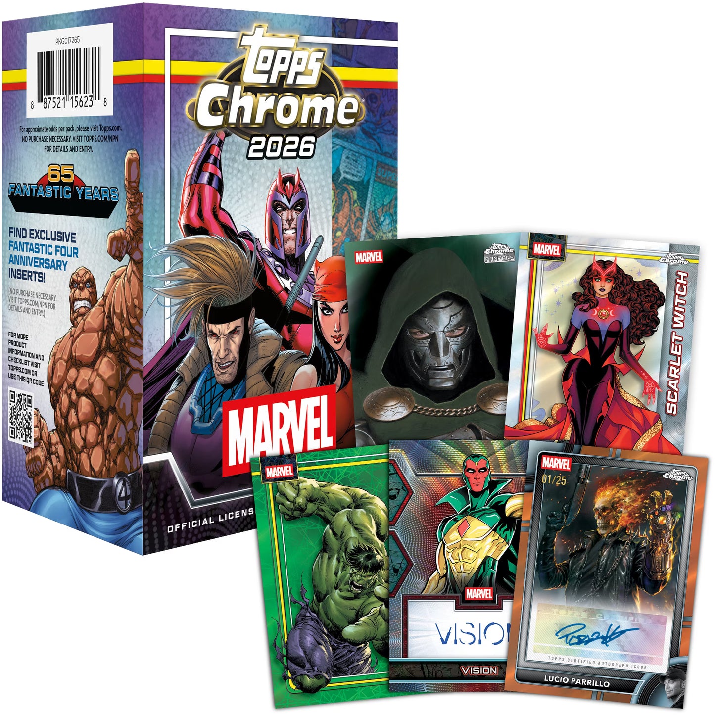 2026 Topps Chrome® Marvel Comics - Value Box