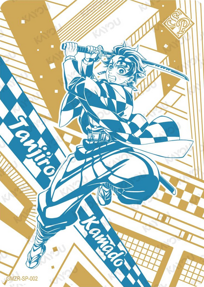Tanjiro Kamado SP Special Gilded Retrospect card - Kayou Demon Slayer Infinity Castle 001-NA