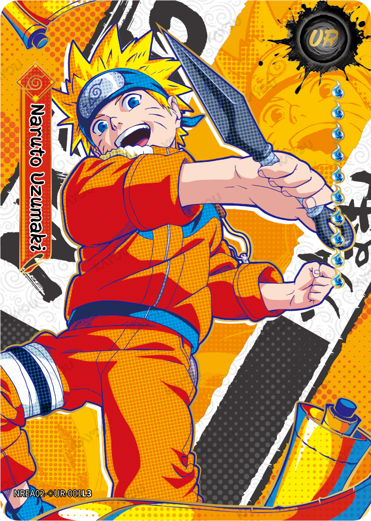 Naruto Uzumaki Parallel Ultra Rare Pop Art card - Kayou Naruto Smriti Earth Scroll 002A-NA