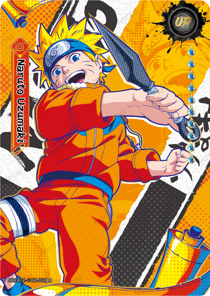 Naruto Uzumaki Parallel Ultra Rare Pop Art card - Kayou Naruto Smriti Earth Scroll 002A-NA