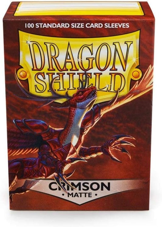 Dragon Shield Matte Sleeves - Crimson (100-Pack)