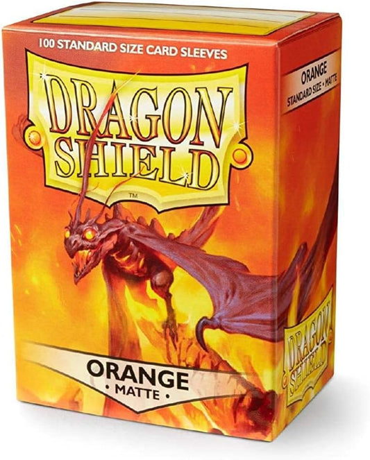 Dragon Shield Matte Sleeves - Orange (100-Pack)