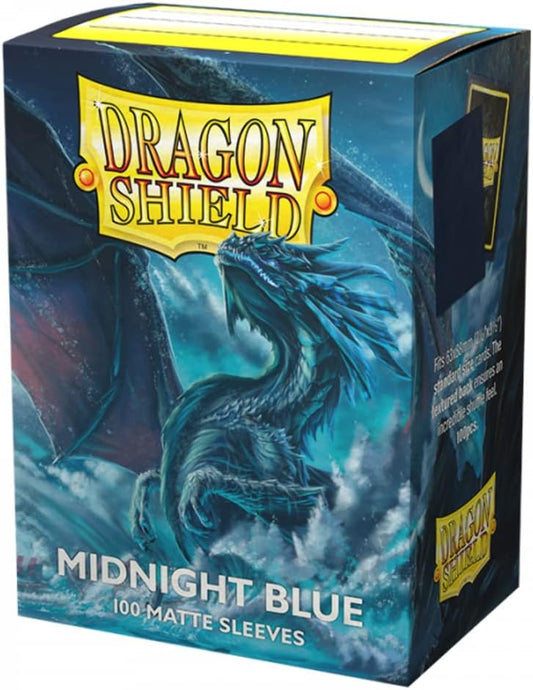 Dragon Shield Matte Standard Sleeves - Midnight Blue (100-Pack)