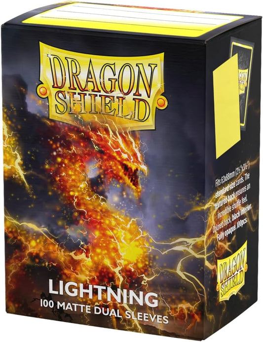Dragon Shield Dual Matte Standard Sleeves - Lightning (100-Pack)