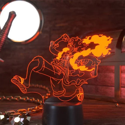 One Piece Luffy Gear 5 Nika Otaku Lamp