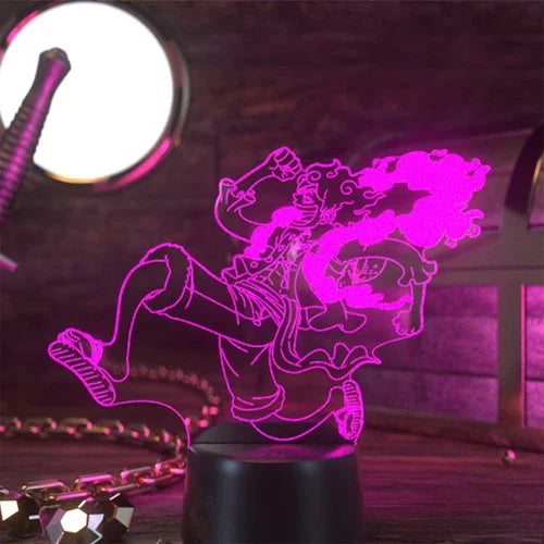 One Piece Luffy Gear 5 Nika Otaku Lamp