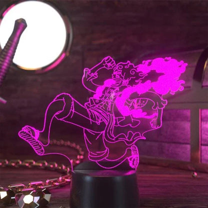 One Piece Luffy Gear 5 Nika Otaku Lamp