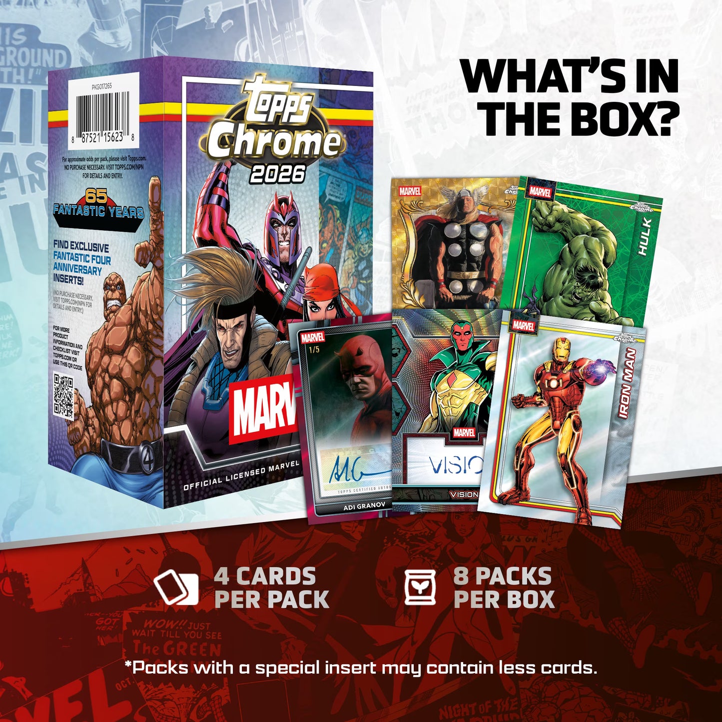2026 Topps Chrome® Marvel Comics - Value Box