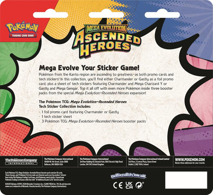 Mega Evolution: Ascended Heroes Tech Sticker Collection