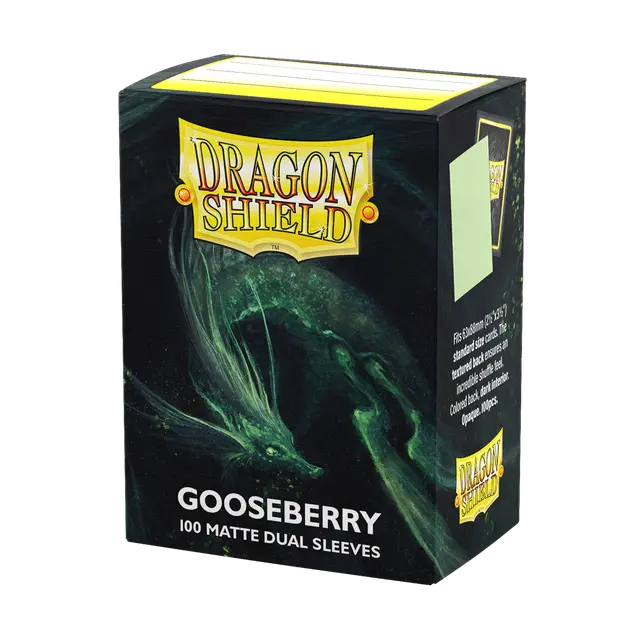 Dragon Shield Dual Matte Standard Sleeves - Gooseberry (100-Pack)