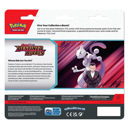 Destined Rivals 3 Pack Blister [Kangaskhan] - SV10: Destined Rivals (DRI)
