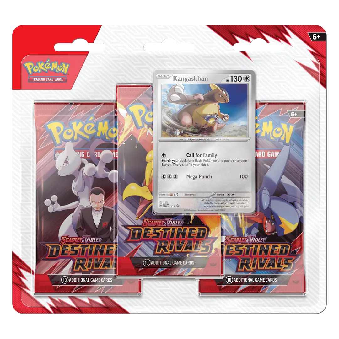 Destined Rivals 3 Pack Blister [Kangaskhan] - SV10: Destined Rivals (DRI)
