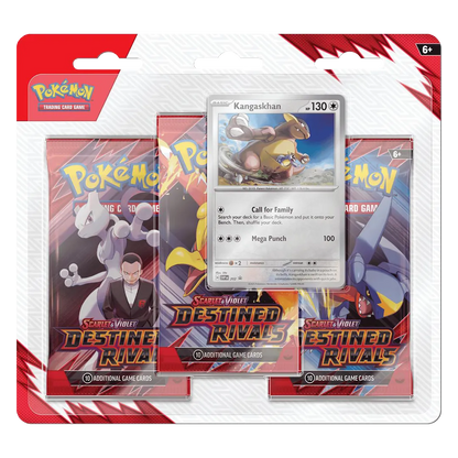 Destined Rivals 3 Pack Blister [Kangaskhan] - SV10: Destined Rivals (DRI)