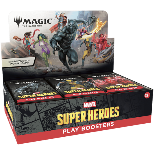 Marvel Super Heroes - Play Booster Display