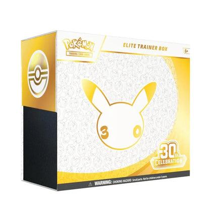 Pokémon TCG 30th Celebration Pokémon Center Elite Trainer Box sealed front view