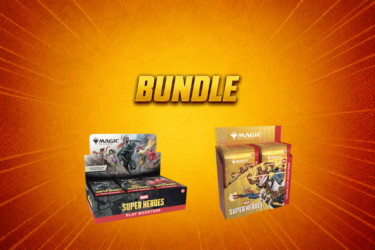 Magic: The Gathering | Marvel Super Heroes Play + Collector Bundle