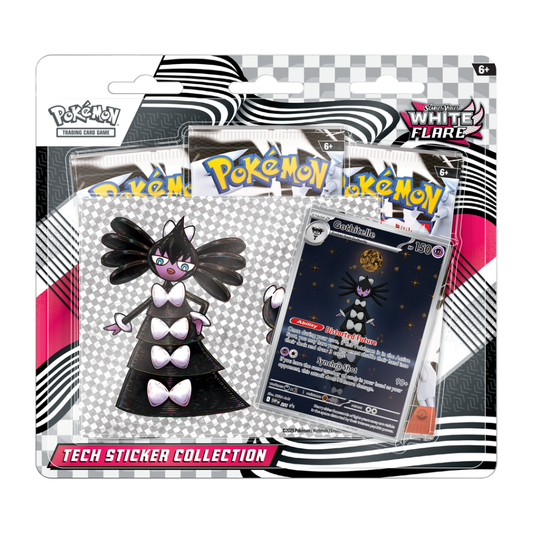 White Flare Tech Sticker Collection - SV: White Flare (WHT)