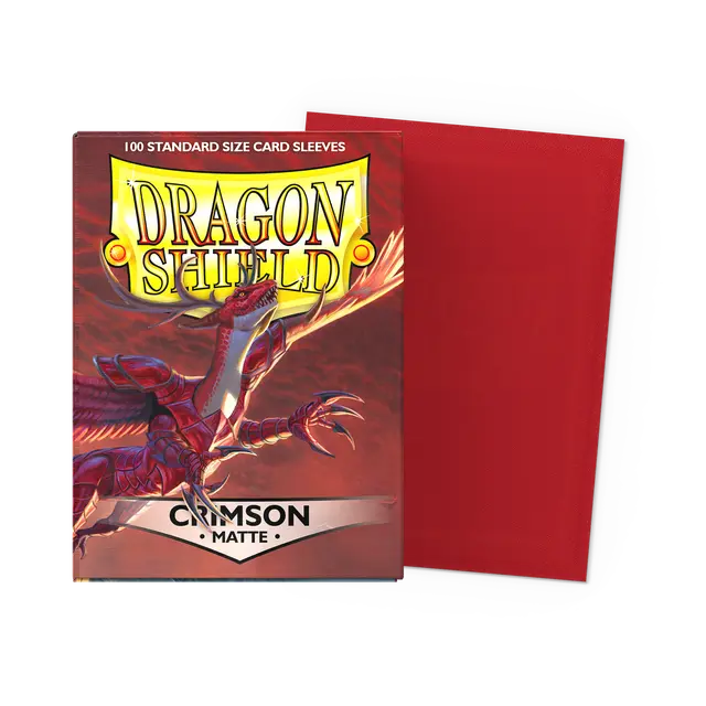 Dragon Shield Matte Sleeves - Crimson (100-Pack)