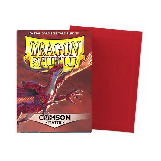 Dragon Shield Matte Sleeves - Crimson (100-Pack)