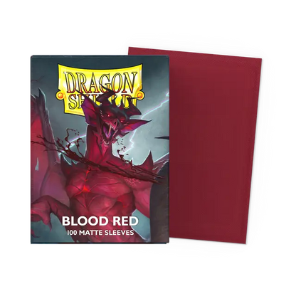 Dragon Shield Matte Sleeves - Blood Red (100-Pack)