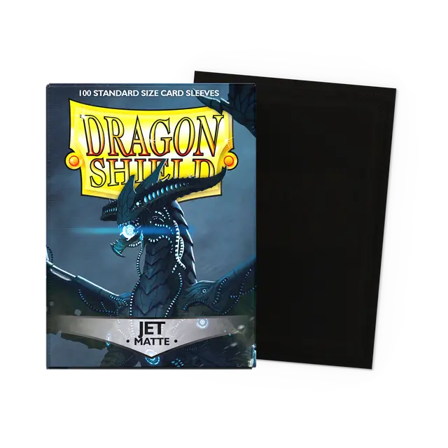 Dragon Shield Matte Sleeves - Jet (100-Pack)