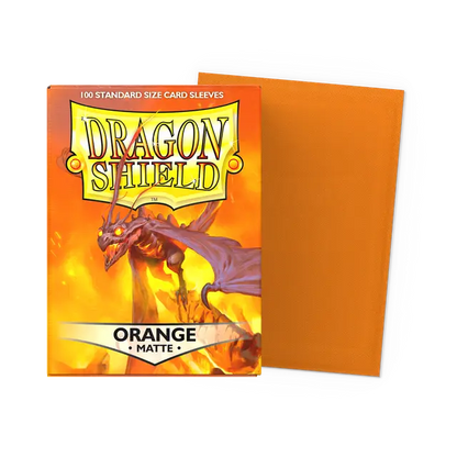 Dragon Shield Matte Sleeves - Orange (100-Pack)