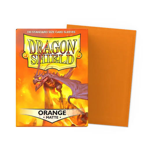 Dragon Shield Matte Sleeves - Orange (100-Pack)