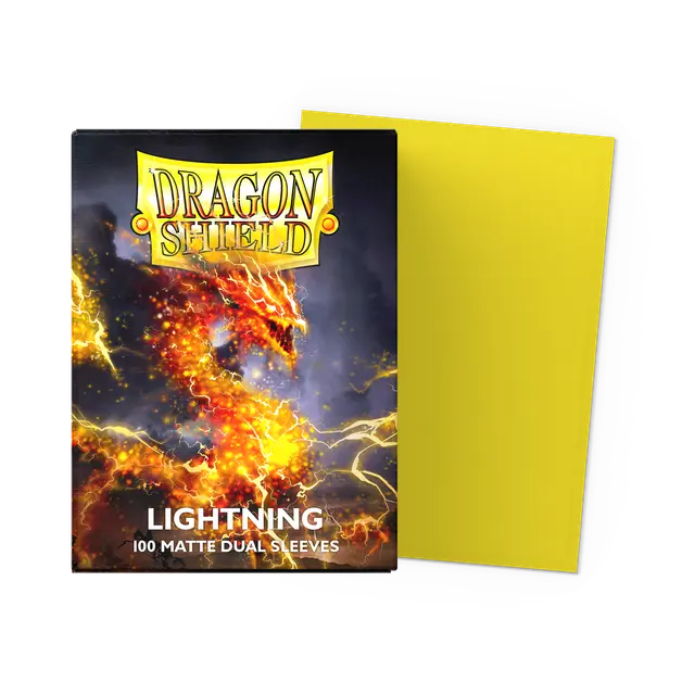 Dragon Shield Dual Matte Standard Sleeves - Lightning (100-Pack)