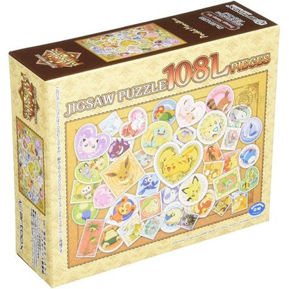 Pokemon PK108-L01 Postage Stamp Art 180-Piece Puzzle