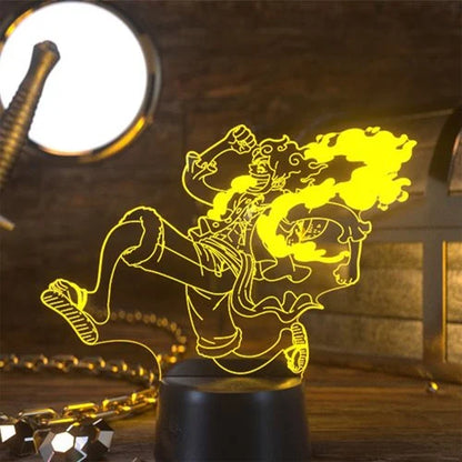 One Piece Luffy Gear 5 Nika Otaku Lamp