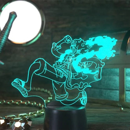 One Piece Luffy Gear 5 Nika Otaku Lamp