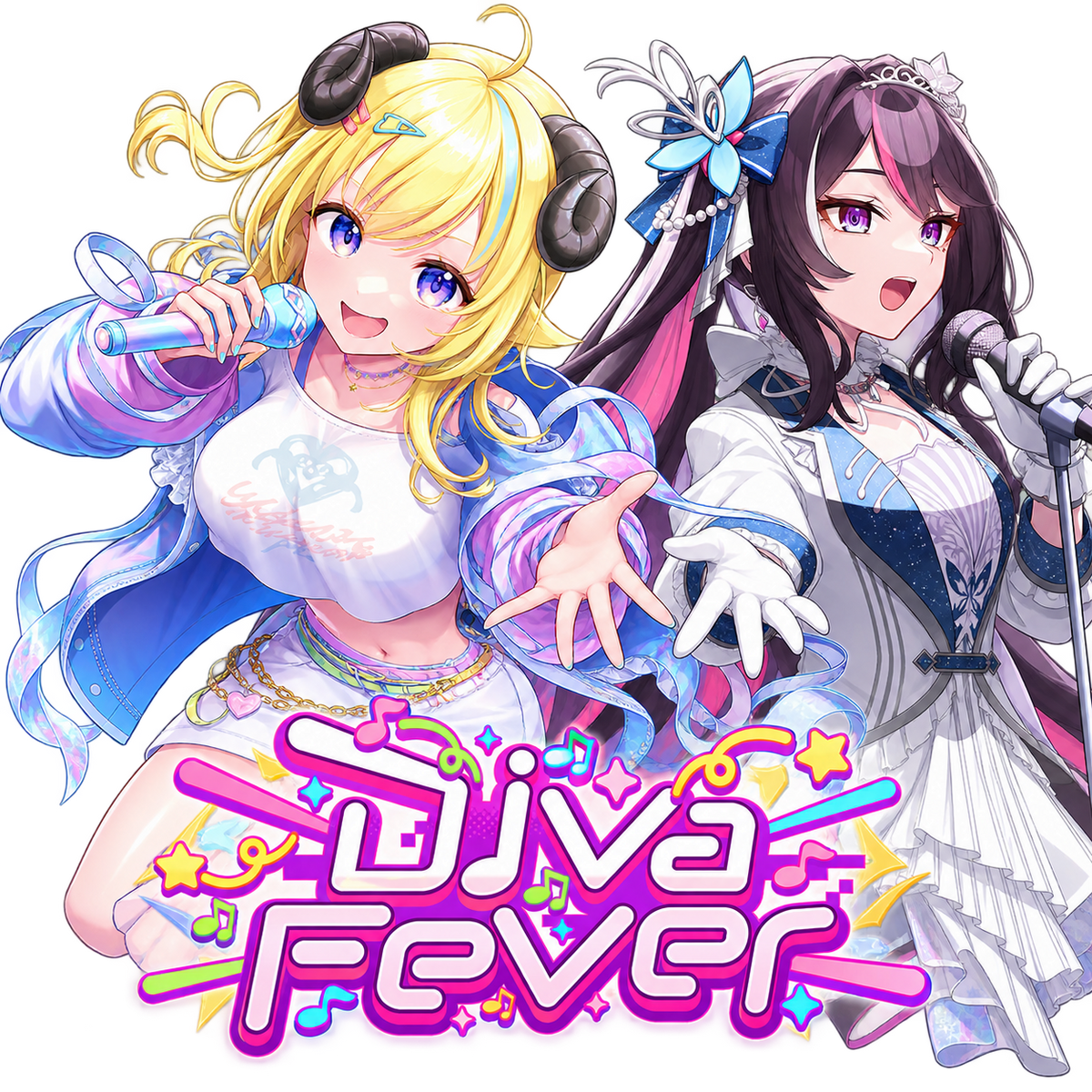 hololive OFFICIAL CARD GAME Diva Fever transparent product artwork
