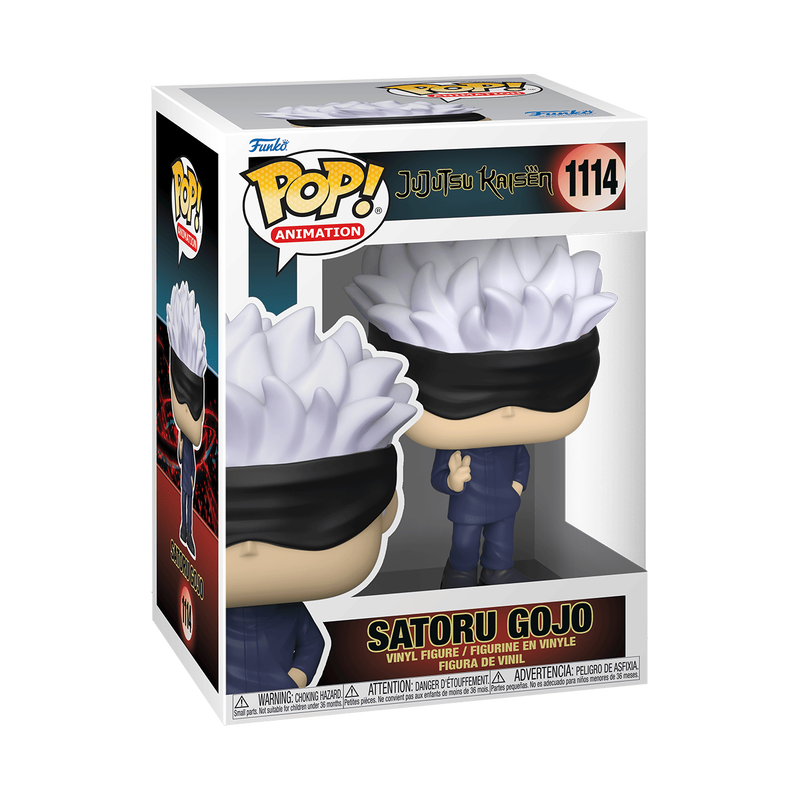 Funko Pop Jujutsu Kaisen Satoru Gojo #1114 retail box