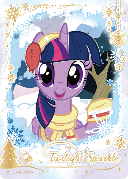 Twilight Sparkle Winter Snapshot card from Kayou My Little Pony Friendship Eternal Fun Moments Edition 003A-NA