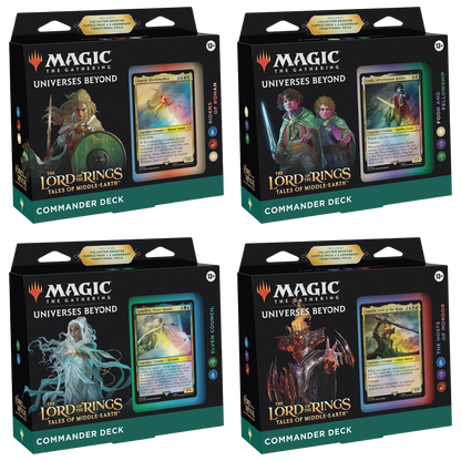 The Lord of the Rings: Tales of Middle-earth Commander Decks [Set of 4]