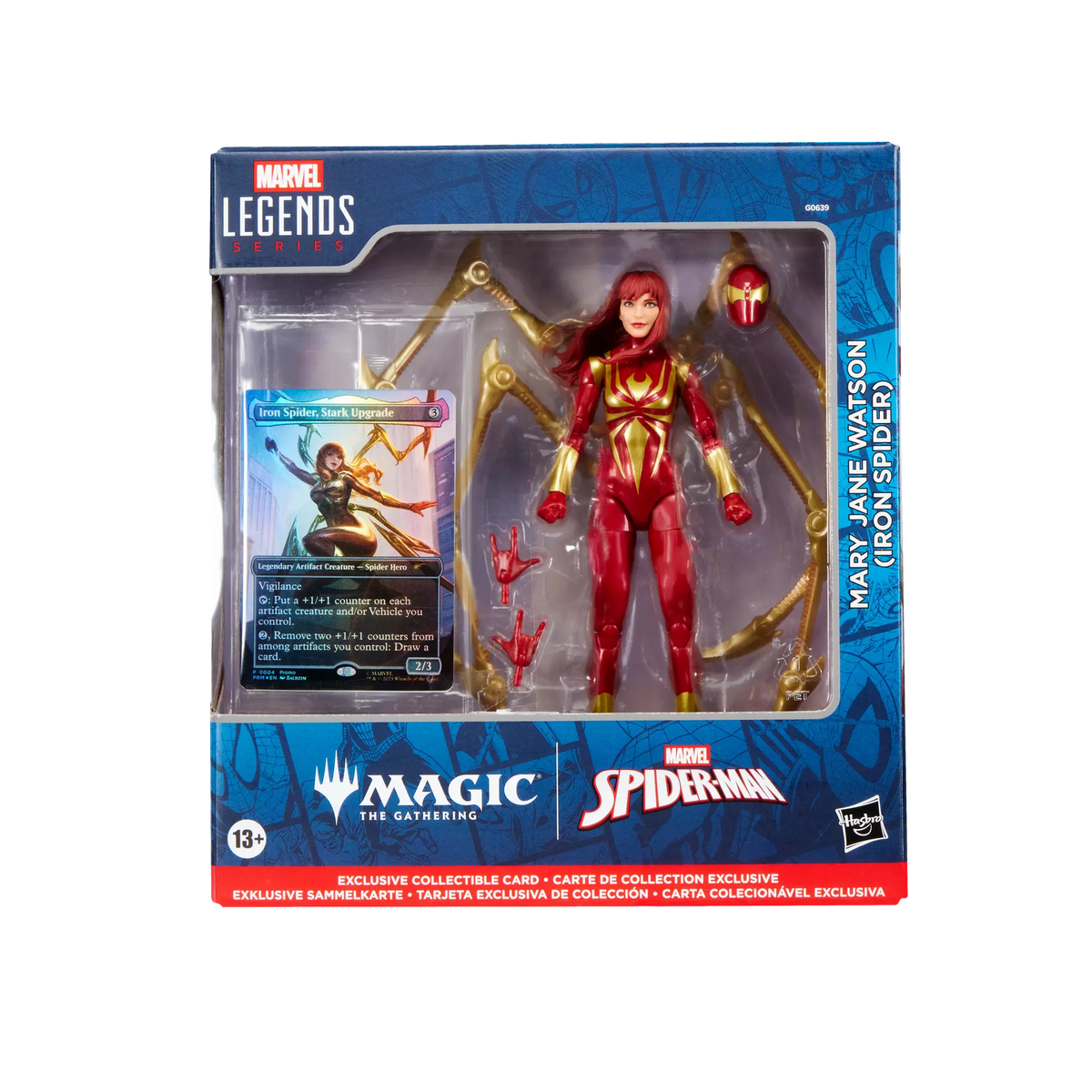 Marvel Legends Mary Jane Watson Iron Spider sealed retail packaging