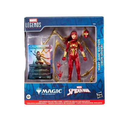 Marvel Legends Mary Jane Watson Iron Spider sealed retail packaging