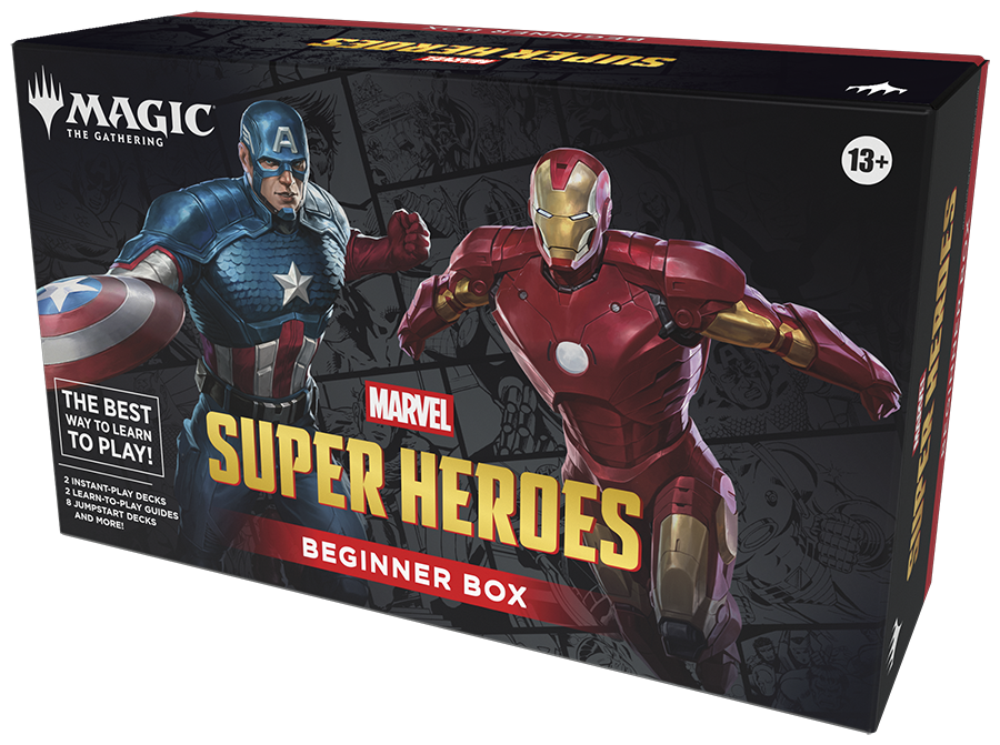 Magic: The Gathering Marvel Super Heroes Beginner Box alternate packaging angle