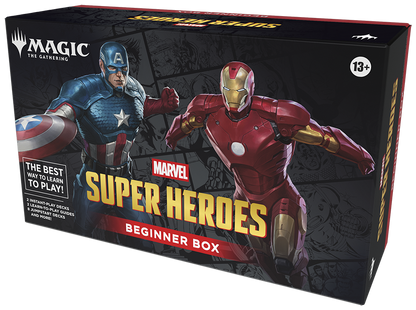 Magic: The Gathering Marvel Super Heroes Beginner Box alternate packaging angle
